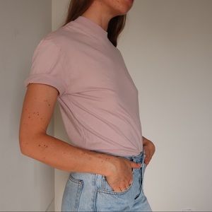Mauve American Apparel tee shirt